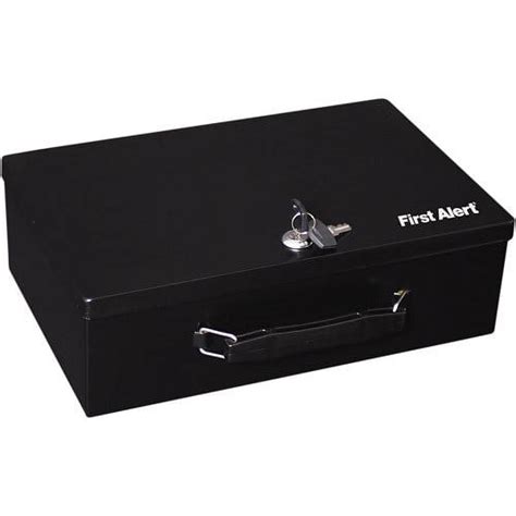 first alert deluxe locking steel security box 3031f|First Alert 3031F Deluxe Locking Steel Security Box.